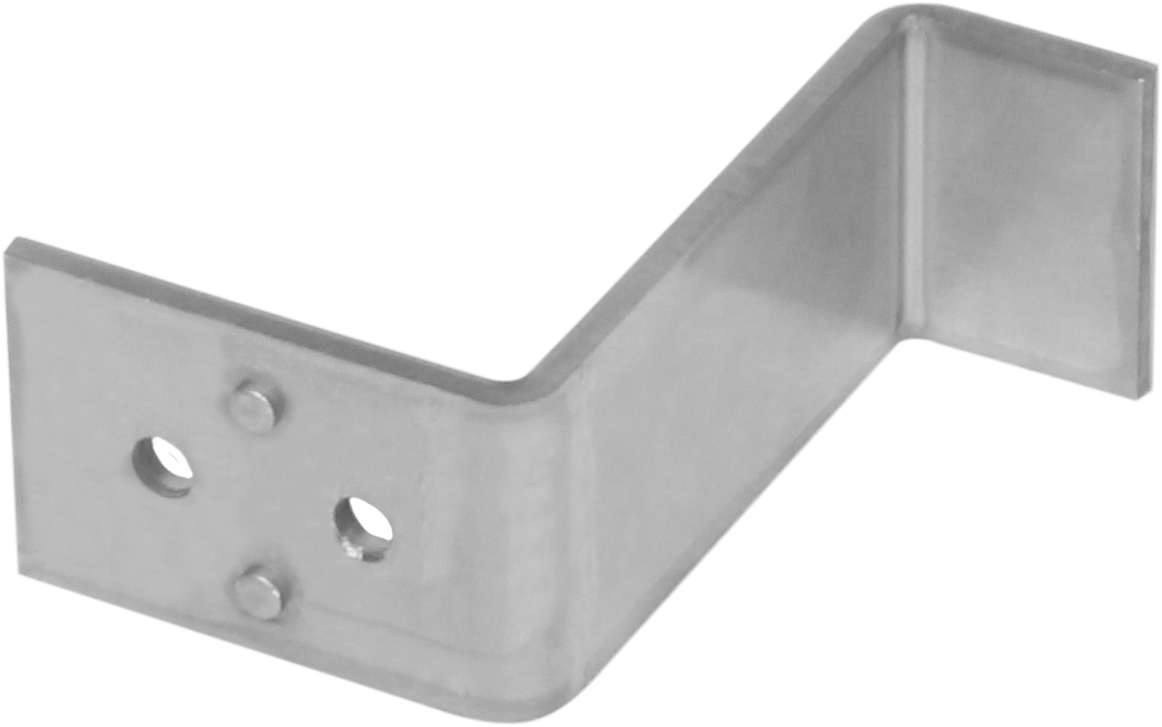 Zinco Elefeet Randhalter für Schiene, S-förmig aus verzinktem Stahl