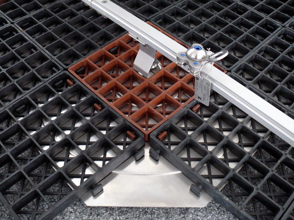 Zinco Stoßverbinder für Fallnet SR-Rail und SB 200-Rail