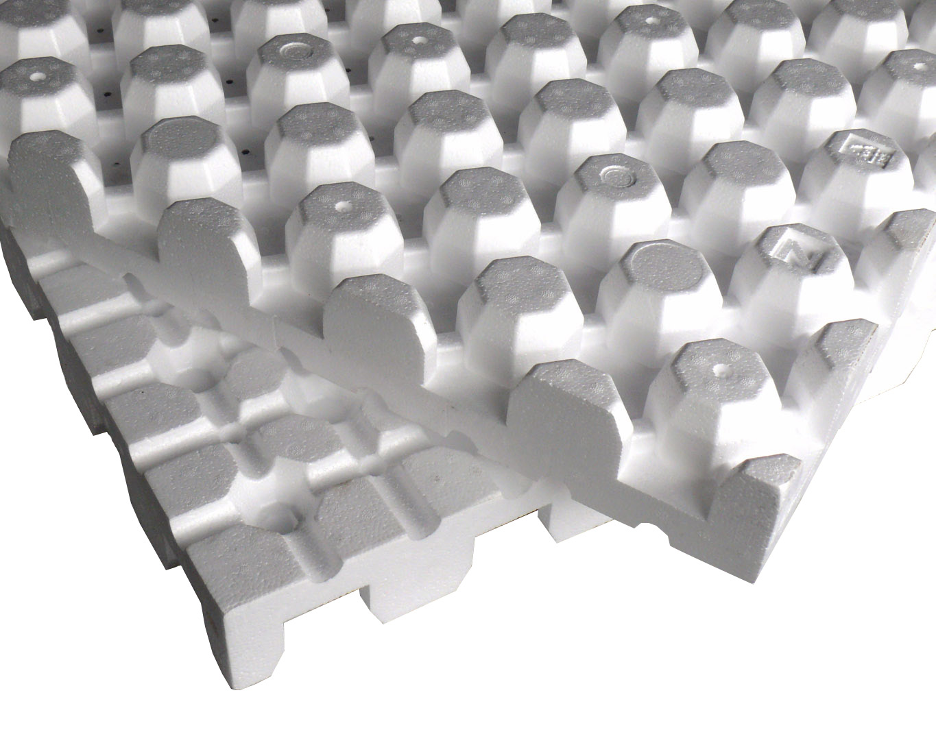 Zinco Floraset FS 75 Platte 1 x 1 m, Höhe ca. 75 mm