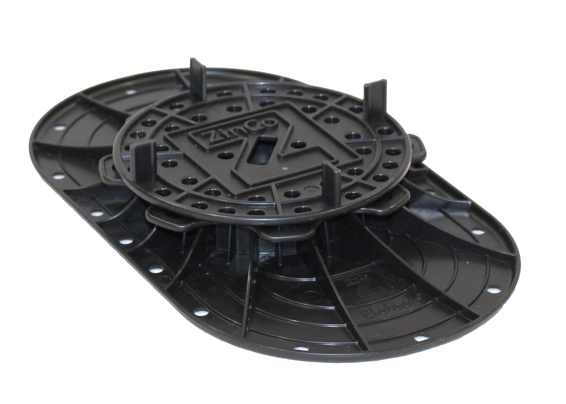 Zinco Elefeet E27, Stelzlager für Beläge, höhenverstellbar 27 - 39 mm